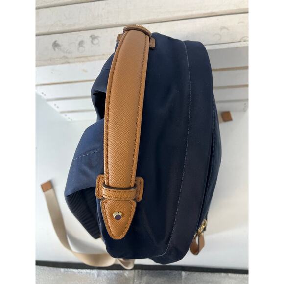 MICHAEL KORS, LARGE NYLON SAFFIANO LEATHER TRIM BACKPACK - Picture 10 of 14